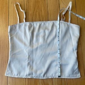 Lioness Blue Fitted Bustier Camisole